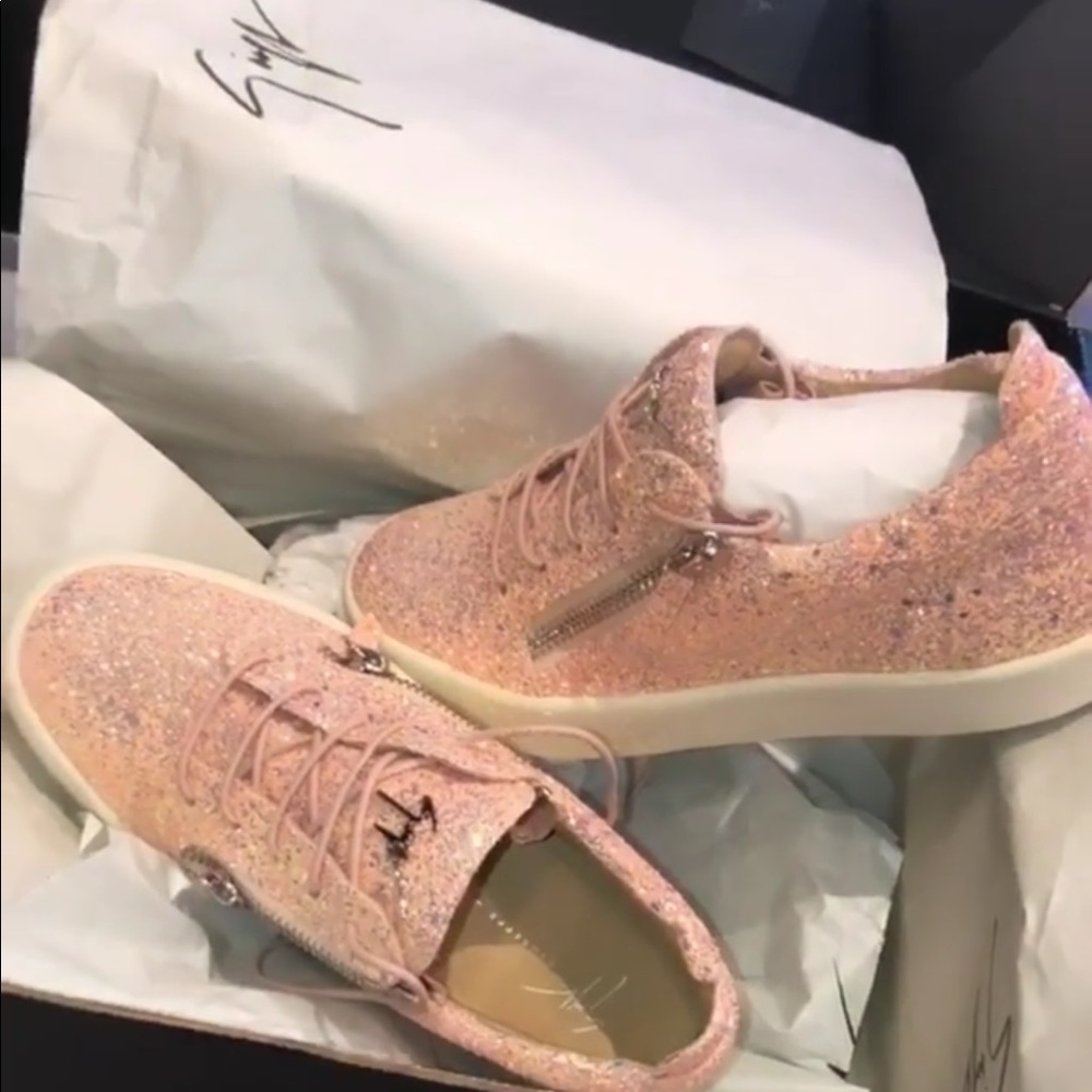 Giuseppe Zanotti Pink Sneakers